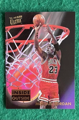 1993-94 Fleer Ultra Inside Outside #4 Michael Jordan Chicago Bulls Card HOF SP