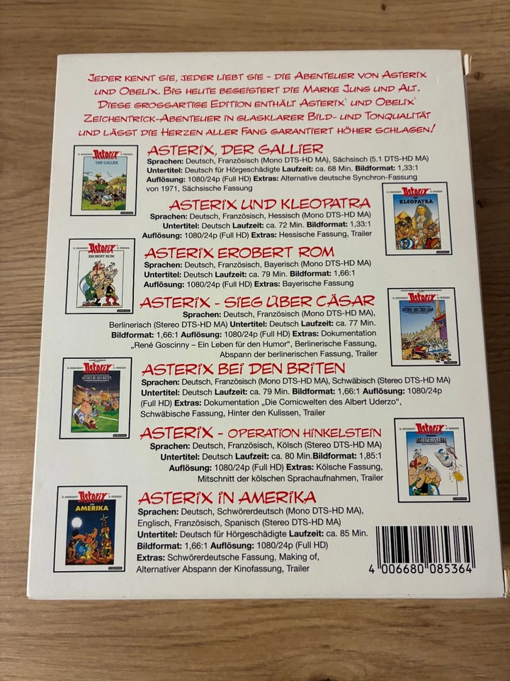 Asterix - Die große Edition Blu-Ray Box - gebraucht - Bild 2 von 4