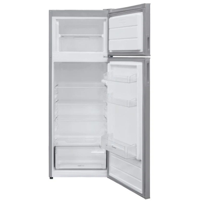 CANDY CDV1S514FS FRIGORIFERO DOPPIA PORTA 212LT STATICO CLASSE F COLORE  ARGENTO - Immagine 2 di 4