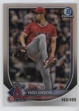 2025 Bowman Chrome Refractor 460/499 Yusei Kikuchi #5 1ny5