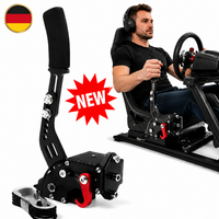 Klemmmontage USB Handbremse Schwarz PC Racing Controller Gaming Handbrake Sim