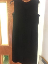 Max Mara Dress Black Sleeveless Midi Size 12 CHARITY SALE