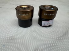 Pair - WF15X/15 Super Wide Microscope Eyepiece LENS