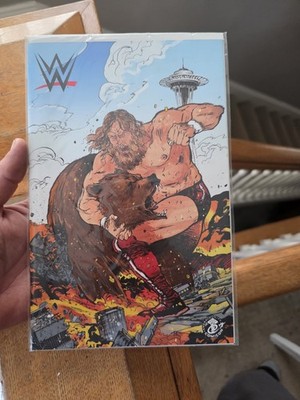 WWE THEN NOW FOREVER #1 DANIEL BRYAN DANIELSON EMERALD CITY COMIC CON VARIANT