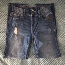 Tommy Hilfiger Boys Stretch Slim Fit Straight Jeans Size 16 Niagara Blue Denim