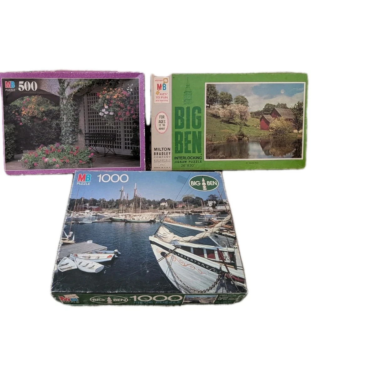 Milton Bradley 1968 Vintage Puzzles for sale | eBay