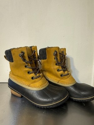 Women's Shoes Sorel SLIMPACK II LACE Winter Boots 1702251286 ELK / BLACK Sz 8