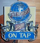 Vintage Schlitz Beer On Tap Lighted Small Sign 10" x 11"
