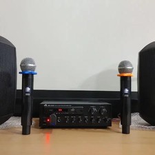 Portable Wireless Microphone  Bluetooth Speaker System