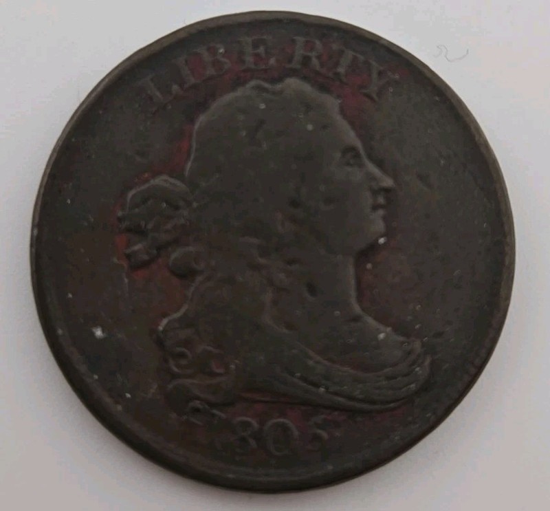 1805 Draped Bust Half Cent