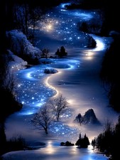 Starry Sky Diamond Art Kits for Adults, 5D Painting Adult KM699-1