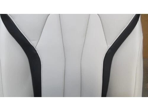 Acura Integra 2023 2024 asientos delanteros de cuero sintético con canastilla diestro y derecho blanco OEM Foto 4 de 4