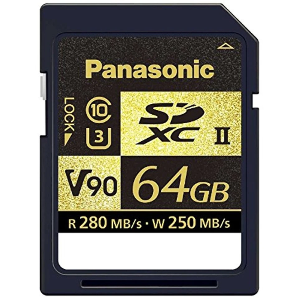 Panasonic 64GB SDXC UHS-II memory card RP-SDZA64GJK F/S w/Tracking# Japan New - Image 2 of 3