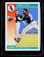 1992 Score #258 Sammy Sosa BS83
