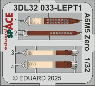 A6M5 Zero SPACE  TAMIYA / 1:32 - Eduard 3DL32033