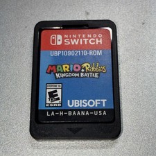 Mario Rabbids Kingdom Battle Nintendo Switch Video Game Cartridge