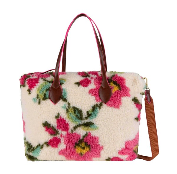 Oilily Hoho Handbag Turtledove Handtasche Schultertasche Henkeltasche Teddyoptik-image