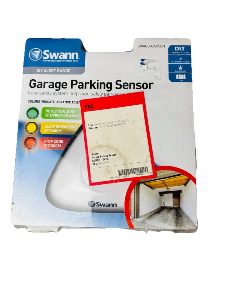 SWANN SWADS-GARSEN Garage Parking Sensor Ultrasonic Wireless Alert -NIB - Image 2 of 4