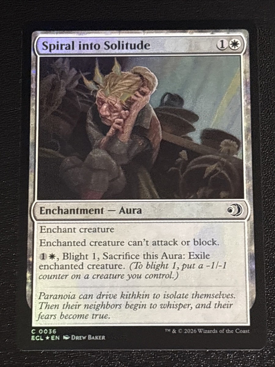 MTG Lorwyn Eclipsed Spiral into Solitude Foil 0036 NM | eBay