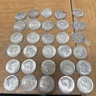 1964 Kennedy Half Dollar  - 90% Silver - Lot Of 30 Coins circ- Spot @$113