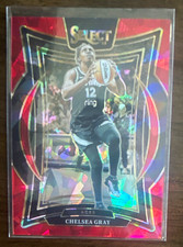 Panini 2025 Select WNBA Concourse Red Prizm Chelsea Gray Aces #8 /299