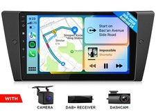 DAB+ Android 14 Autoradio für BMW 3er E91 2007-2013 Navigation Apple CarPlay DSP