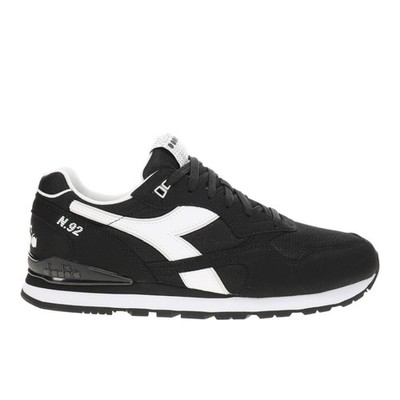 diadora N.92 Lace Up Dd Comfort  Mens Black Sneakers Casual Shoes 183076-C0641