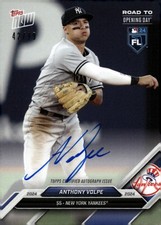 2024 Topps Now Road to Opening Day Autographs #OD25A Anthony Volpe Auto 42/99