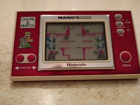 Nintendo Game and Watch Mario's Cement Factory TESTED WORKS NEW BATTERIES