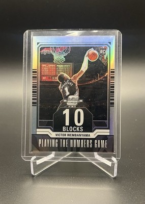 2023-24 Panini Contenders Optic #23 Victor Wembanyama Numbers Game Holo SSP