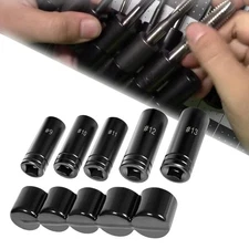 5pc 71670 Extra Large Tap Holding Socket Set with holder 5/8"11/16",3/4",7/8",1"