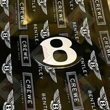 Front Black Grill Hood Emblem Badge Bentley Continental Gt Gtc Flying Spur 12 