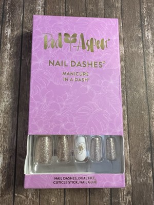 Red Aspen Press On Nails~Love in Full Bloom, Lauren Medium Coffin