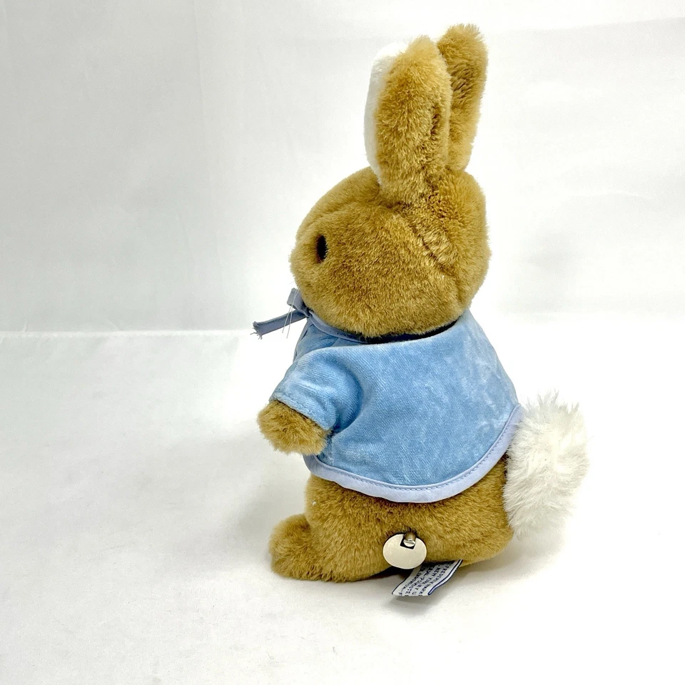 Eden Bunny Rabbit Plush Peter Cottontail Wind Up Music Stuffed Animal Vintage - Image 4 of 4