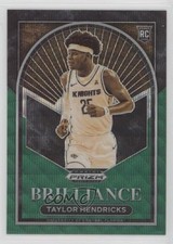 2023-24 Panini Prizm Draft Picks Brilliance Green Wave Taylor Hendricks #2 0o6v