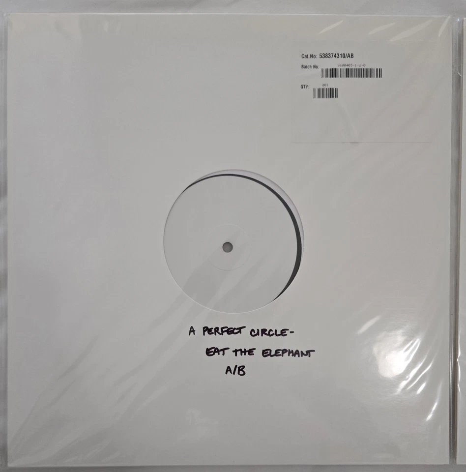 A PERFECT CIRCLE Eat The Elephant Test Press Vinyl Record - Rare Prog Rock Tool - Image 2 of 4