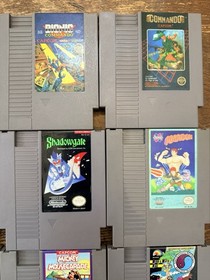 Nintendo NES Lot 29 Authentic OEM Mario Bubble Bobble Double Dragon Shadowgate