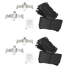 For Dodge Viper 15-17 TRQ BFA20431 Semi-Metallic Front & Rear Disc Brake Pads