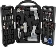 71 Piece Air Tool and Accessories Kit, Impact Wrench, Air Ratchet,Die Grinder