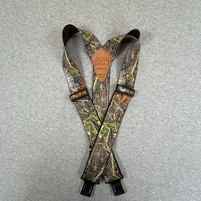 Perry Suspenders Men's 2" Elastic Realtree Hardwoods Camo Print Made In USA