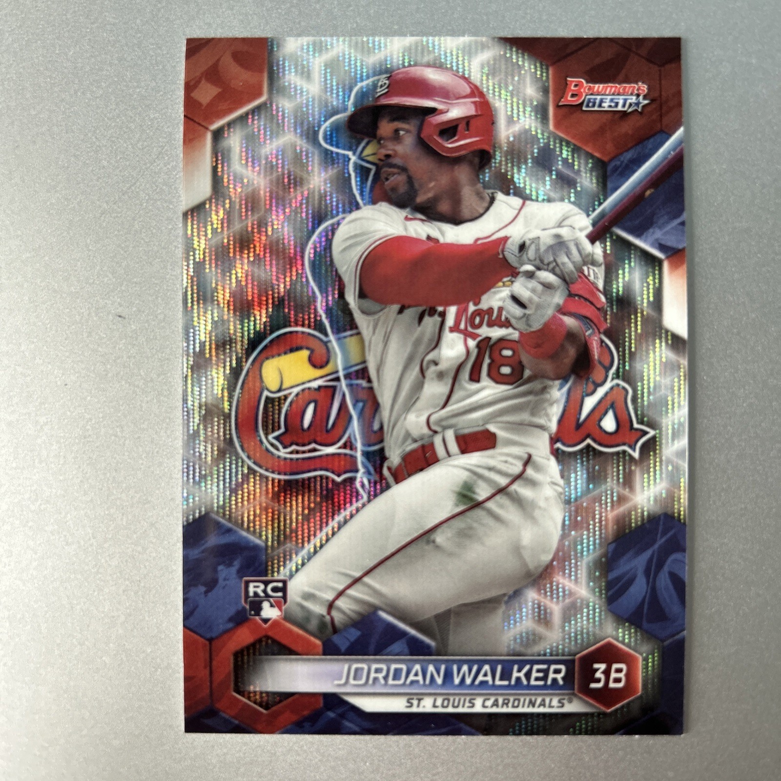 2023 Bowman's Best - Jordan Walker #65 Wave Refractor (RC)