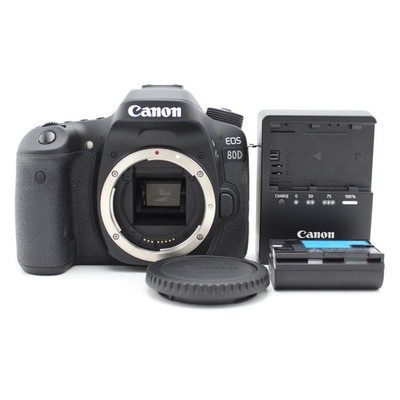 Canon EOS 80D Digital SLR Camera Body Black Excellent Condition 735 Shots