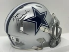 Roger Staubach Autographed Dallas Cowboys Speed Mini Helmet ! BAS W