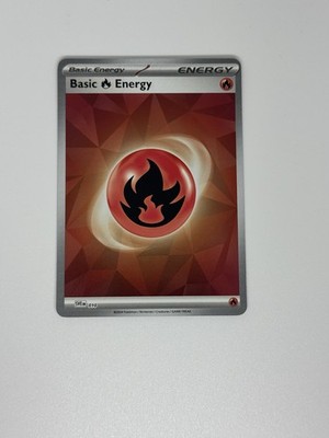 Basic Fire Energy (Cracked Ice Holo) 010 Sve: Scarlet & Violet Energies Holo