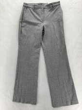Express Trouser High Rise Dress Pants Womens 12 Gray Twill Stretch Career NWT