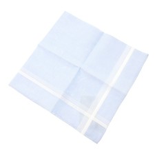 Hermes Blue Cotton Handkerchief 45.5cm x 45.5...