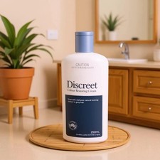Restoria Discreet Hair Color Restoring Cream Gray Hair To Black 250ml Formula