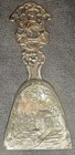 RARE SOLID SILVER TEA CADDY SCOOP WEINRANCK+ SCHMIDT HANAU GERMANY 1880s-1900 — photo 1