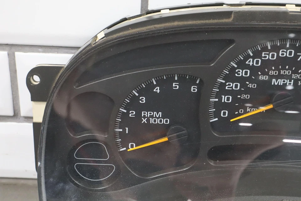 03-05 Chevy Silverado Sierra GMT800 Speedometer Cluster Blue LED's 189K 15114649 - Image 4 of 4