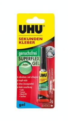 UHU 45565 - Sekundenkleber Superflex Gel 3g